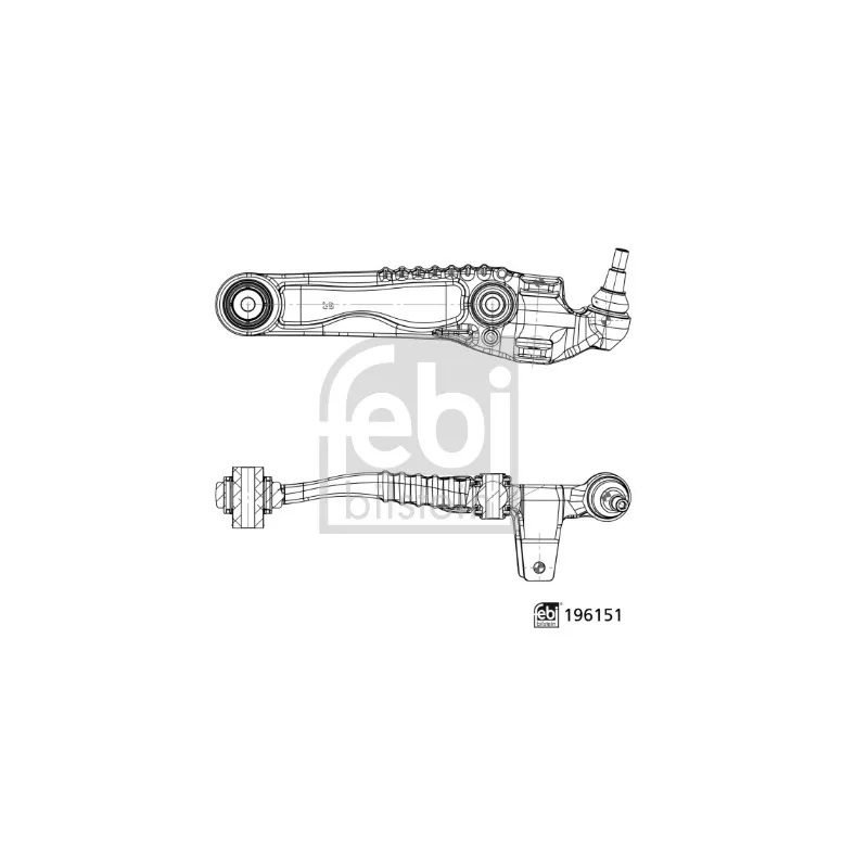 Bras de liaison, suspension de roue avant droit FEBI BILSTEIN 196151