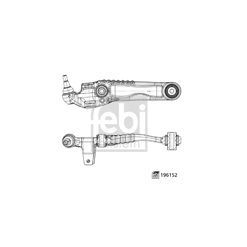 Bras de liaison, suspension de roue avant gauche FEBI BILSTEIN 196152
