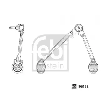 Bras de liaison, suspension de roue avant gauche FEBI BILSTEIN 196153