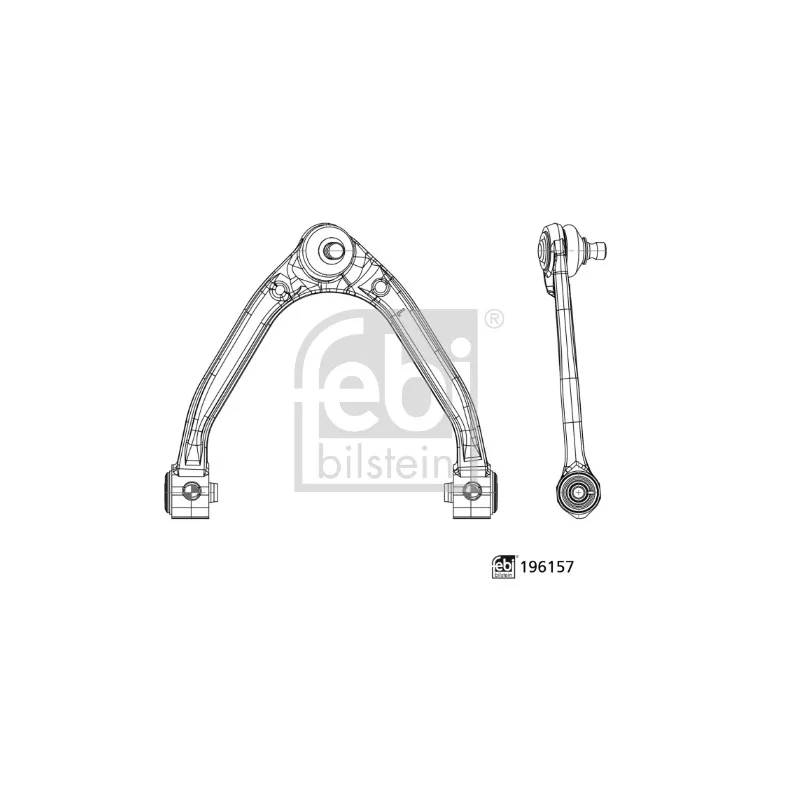 Bras de liaison, suspension de roue avant gauche FEBI BILSTEIN 196157