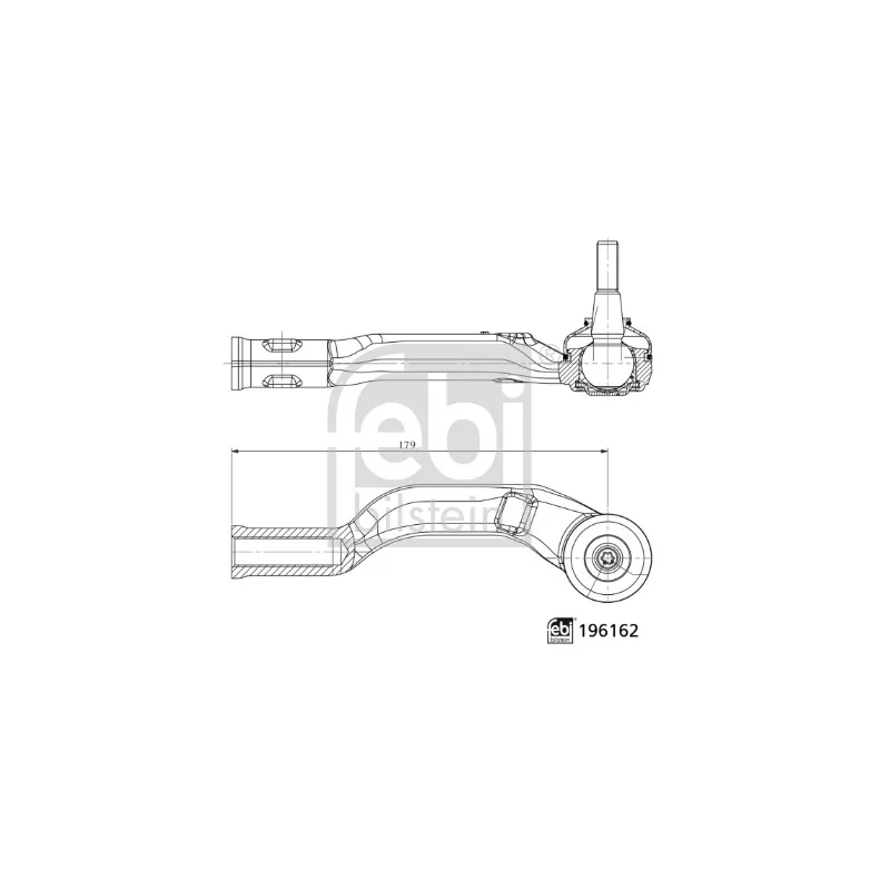Rotule de barre de connexion avant droit FEBI BILSTEIN 196162