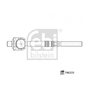 Rotule de direction intérieure, barre de connexion avant FEBI BILSTEIN