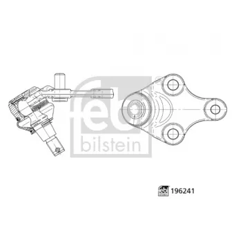 Rotule de suspension avant FEBI BILSTEIN 196241