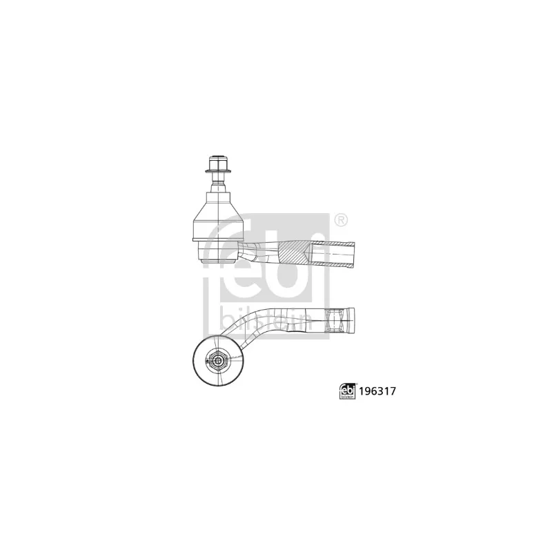 Rotule de barre de connexion avant gauche FEBI BILSTEIN 196317