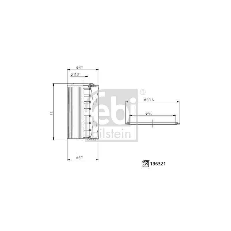 Filtre hydraulique, boîte automatique FEBI BILSTEIN 196321