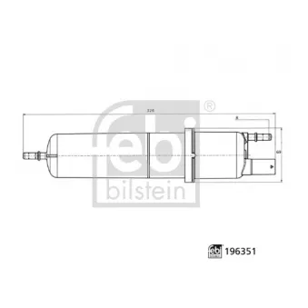 Filtre à carburant FEBI BILSTEIN 196351