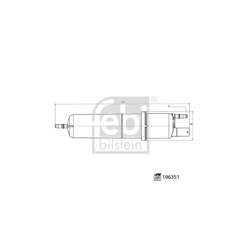 Filtre à carburant FEBI BILSTEIN 196351