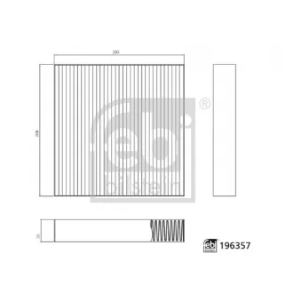 Filtre, air de l'habitacle FEBI BILSTEIN