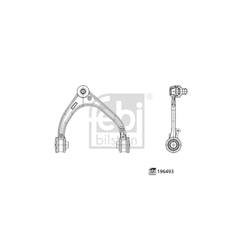 Bras de liaison, suspension de roue avant droit FEBI BILSTEIN 196493
