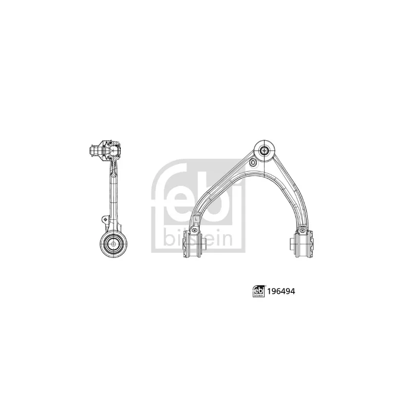 Bras de liaison, suspension de roue avant gauche FEBI BILSTEIN 196494