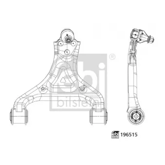 Bras de liaison, suspension de roue avant droit FEBI BILSTEIN 196515