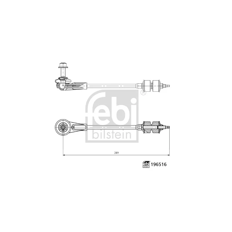 Entretoise/tige, stabilisateur arrière FEBI BILSTEIN 196516