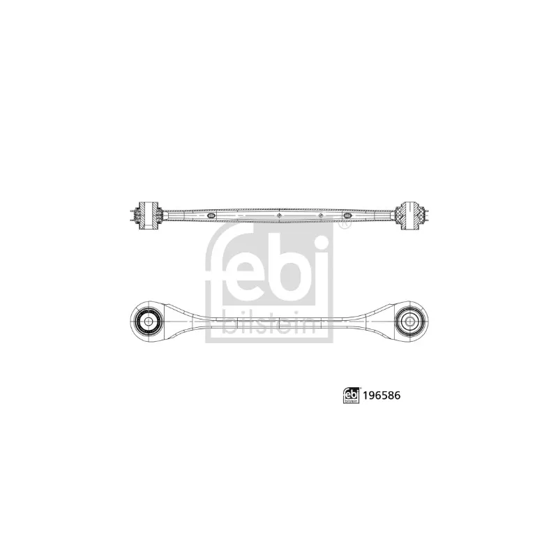 Bras de liaison, suspension de roue arrière gauche FEBI BILSTEIN 196586