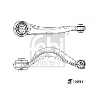 Bras de liaison, suspension de roue avant gauche FEBI BILSTEIN