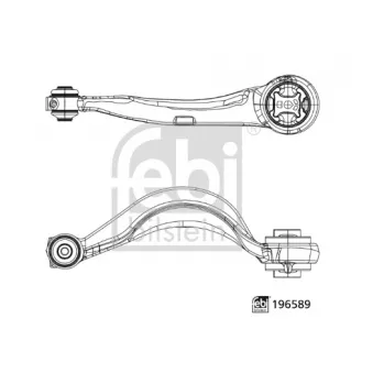 Bras de liaison, suspension de roue avant droit FEBI BILSTEIN 196589