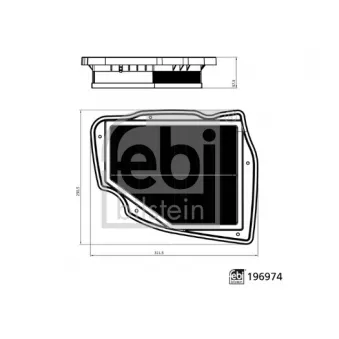 Filtre à air FEBI BILSTEIN 196974