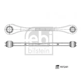 Bras de liaison, suspension de roue arrière gauche FEBI BILSTEIN 197241