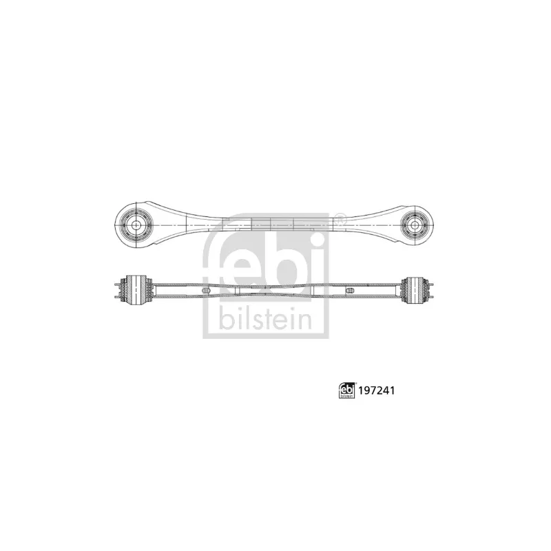 Bras de liaison, suspension de roue arrière gauche FEBI BILSTEIN 197241