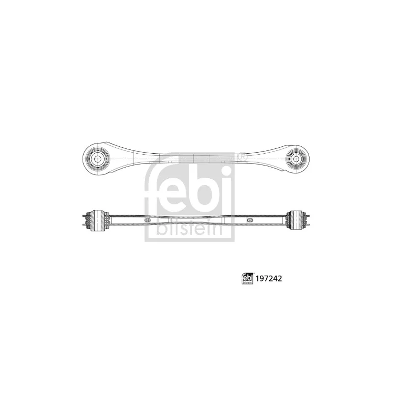 Bras de liaison, suspension de roue arrière droit FEBI BILSTEIN 197242