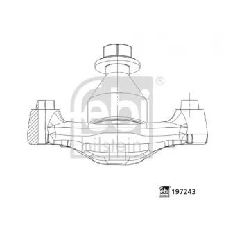 Rotule de suspension avant FEBI BILSTEIN