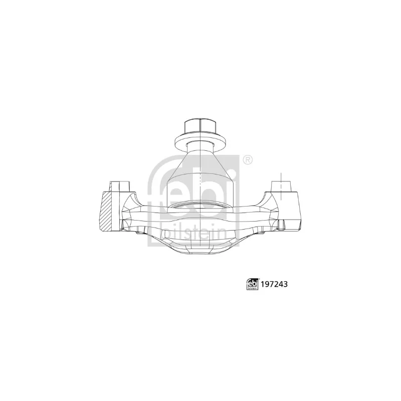 Rotule de suspension avant FEBI BILSTEIN 197243