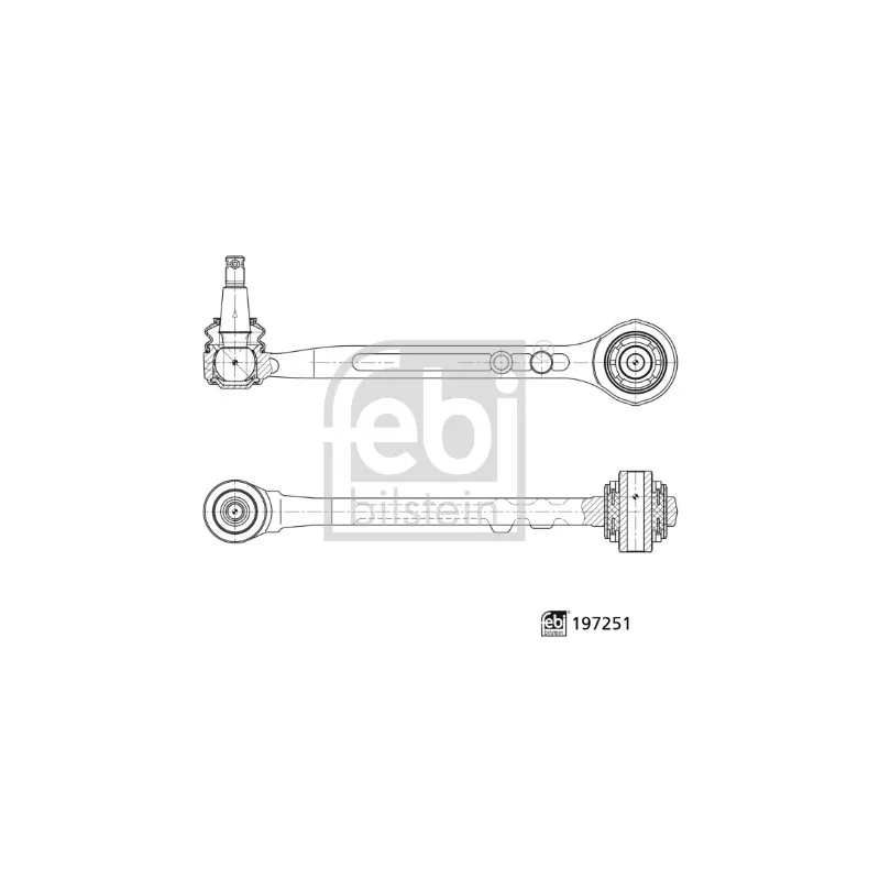 Triangle ou bras de suspension (train avant) FEBI BILSTEIN 197251