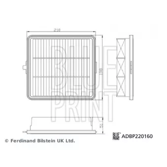 Filtre à air BLUE PRINT ADBP220160