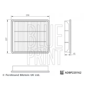Filtre à air BLUE PRINT ADBP220162