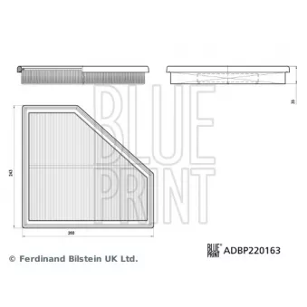 Filtre à air BLUE PRINT