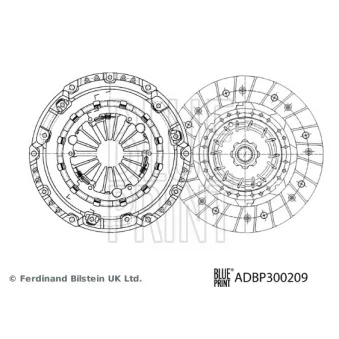 Kit d'embrayage BLUE PRINT ADBP300209