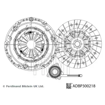 Kit d'embrayage BLUE PRINT ADBP300218