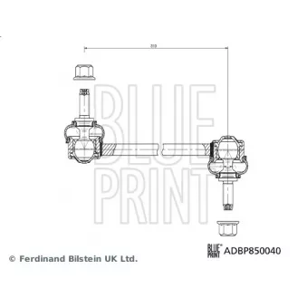Entretoise/tige, stabilisateur avant BLUE PRINT