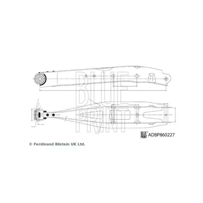 Triangle ou bras de suspension (train arrière) BLUE PRINT ADBP860227