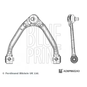 Bras de liaison, suspension de roue avant droit BLUE PRINT ADBP860243