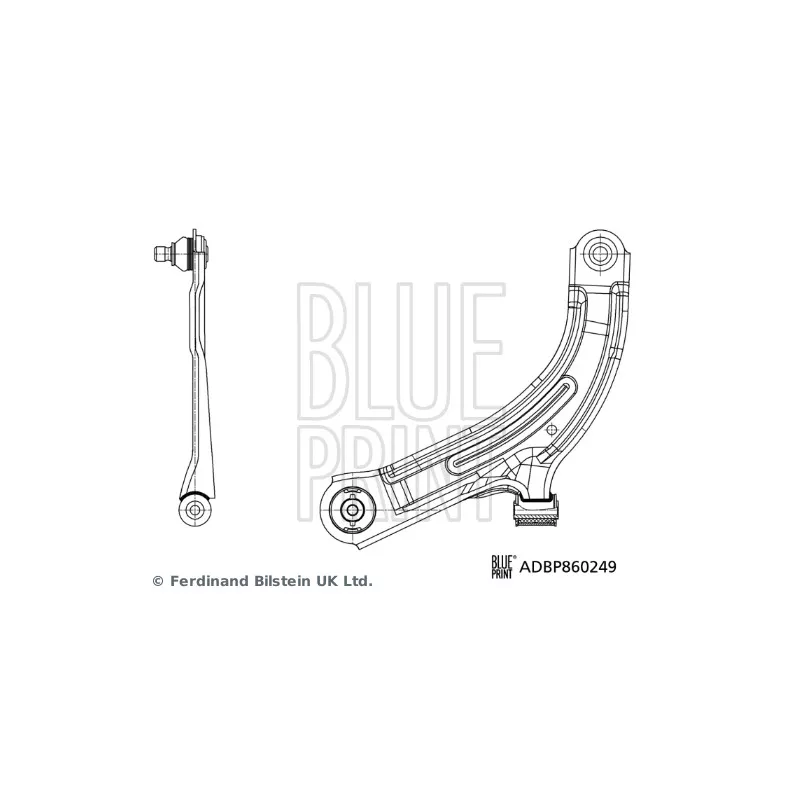 Bras de liaison, suspension de roue avant gauche BLUE PRINT ADBP860249