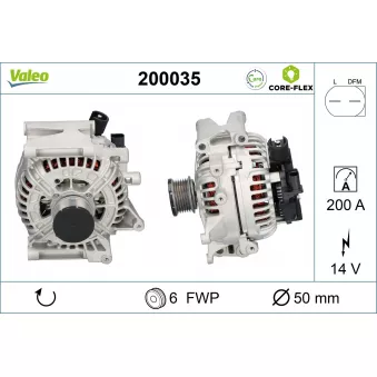 Alternateur VALEO 200035