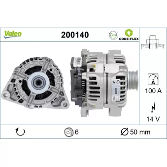 Alternateur VALEO 200140