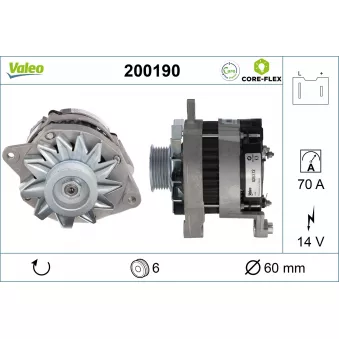 Alternateur VALEO 200190