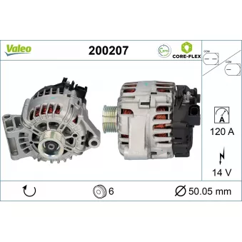 Alternateur VALEO 200207
