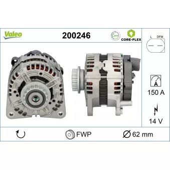 Alternateur VALEO 200246