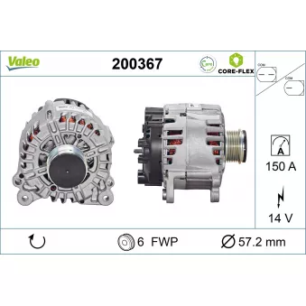 Alternateur VALEO 200367