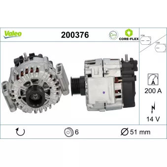 Alternateur VALEO 200376