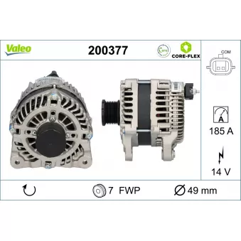 Alternateur VALEO 200377