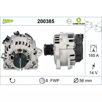 Alternateur VALEO 200385
