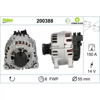 Alternateur VALEO 200388
