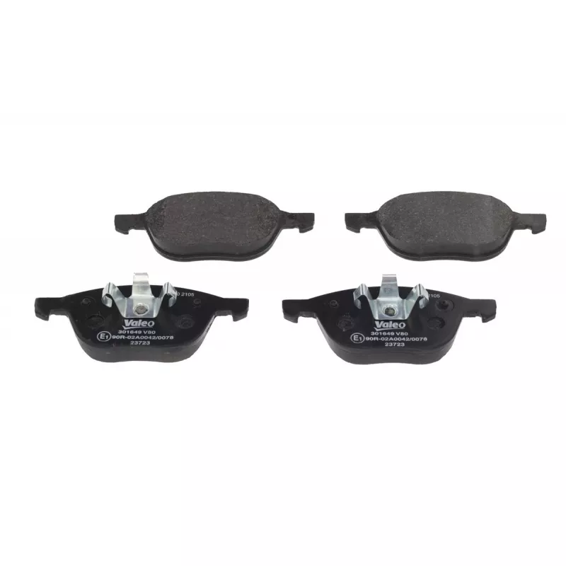 Jeu de 4 plaquettes de frein avant VALEO 301649 - Visuel 1