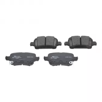 Jeu de 4 plaquettes de frein arrière VALEO 302442