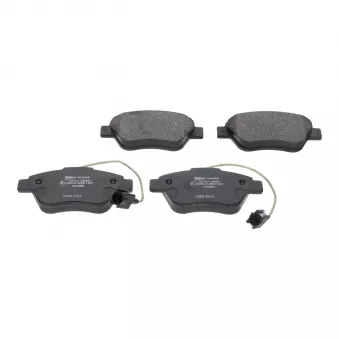 Jeu de 4 plaquettes de frein avant VALEO 302459