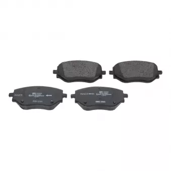 Jeu de 4 plaquettes de frein avant VALEO 302545