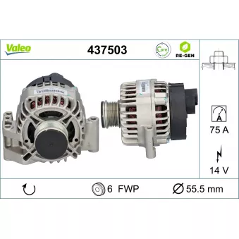 Alternateur VALEO 437503